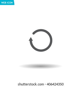 Undo icon, back arrow symbol