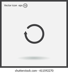 Undo icon, back arrow symbol