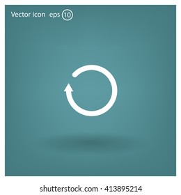 Undo icon, back arrow symbol
