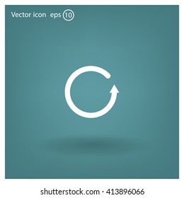 Undo icon, back arrow symbol
