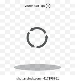 Undo icon, back arrow symbol