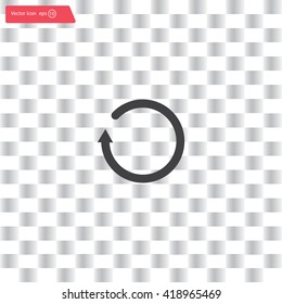 Undo icon, back arrow symbol