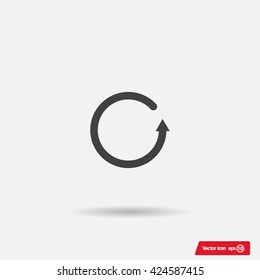 Undo icon, back arrow symbol