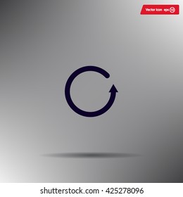 Undo icon, back arrow symbol