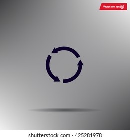 Undo icon, back arrow symbol
