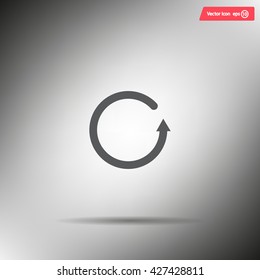 Undo icon, back arrow symbol
