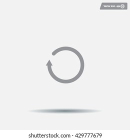 Undo icon, back arrow symbol
