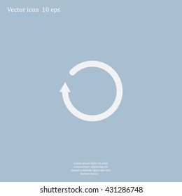 Undo icon, back arrow symbol