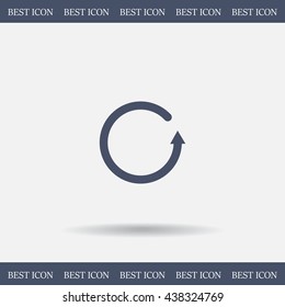 Undo icon, back arrow symbol