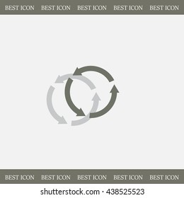 Undo icon, back arrow symbol