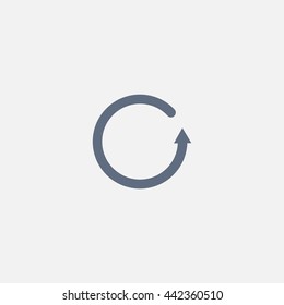 Undo icon, back arrow symbol