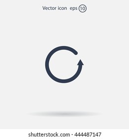 Undo icon, back arrow symbol