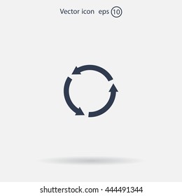 Undo icon, back arrow symbol