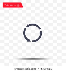Undo icon, back arrow symbol