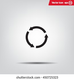 Undo icon, back arrow symbol