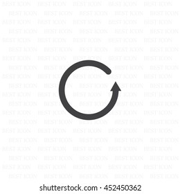 Undo icon, back arrow symbol