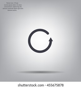 Undo icon, back arrow symbol