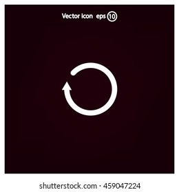 Undo icon, back arrow symbol