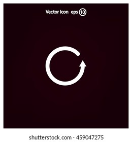 Undo icon, back arrow symbol