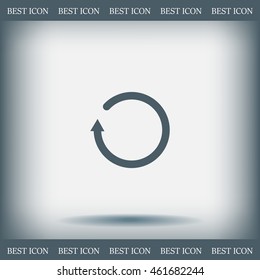 Undo icon, back arrow symbol