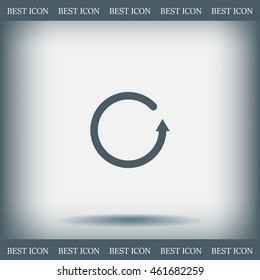 Undo icon, back arrow symbol