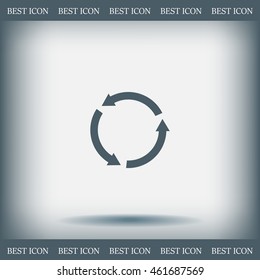 Undo icon, back arrow symbol
