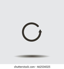Undo icon, back arrow symbol