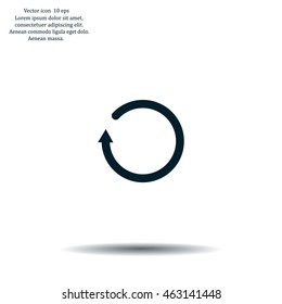 Undo icon, back arrow symbol