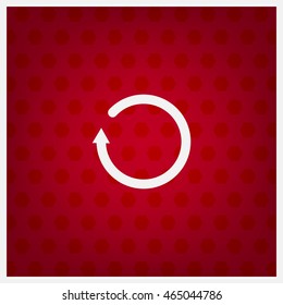 Undo icon, back arrow symbol