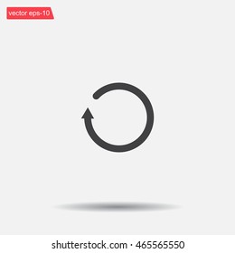 Undo icon, back arrow symbol