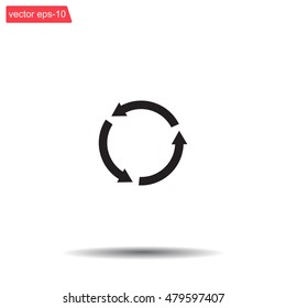 Undo icon, back arrow symbol