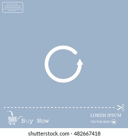Undo icon, back arrow symbol