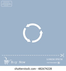 Undo icon, back arrow symbol