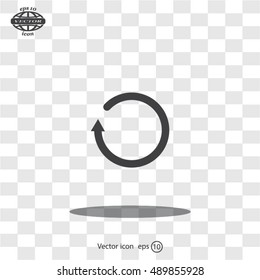 Undo icon, back arrow symbol