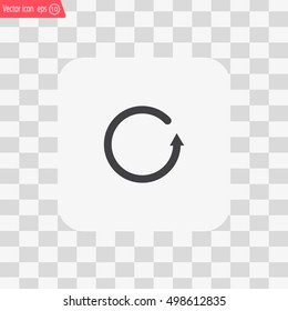 Undo icon, back arrow symbol