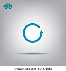 Undo icon, back arrow symbol
