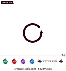 Undo icon, back arrow symbol