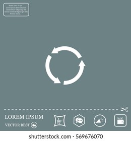 Undo icon, back arrow symbol