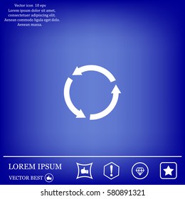 Undo icon, back arrow symbol