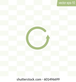 Undo icon, back arrow symbol