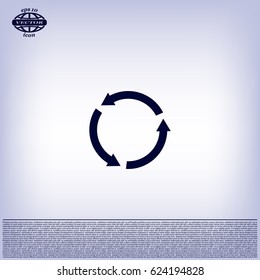 Undo icon, back arrow symbol