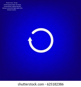 Undo icon, back arrow symbol