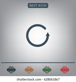 Undo icon, back arrow symbol