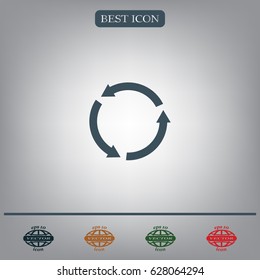 Undo icon, back arrow symbol