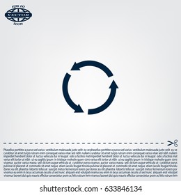 Undo icon, back arrow symbol