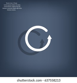 Undo icon, back arrow symbol