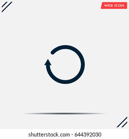 Undo icon, back arrow symbol