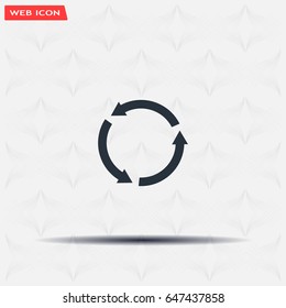 Undo icon, back arrow symbol