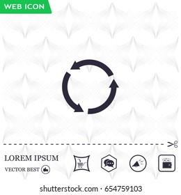 Undo icon, back arrow symbol
