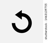 Undo Icon. Back or Return Illustration As A Simple Vector Sign & Trendy Symbol for Design,  Websites, Presentation or Mobile Application. 